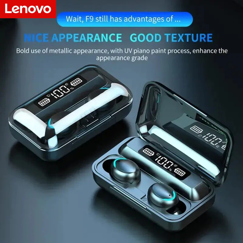 Earbuds Charging Case - Lenovo F9 Bluetooth Kabellose Kopfhörer -