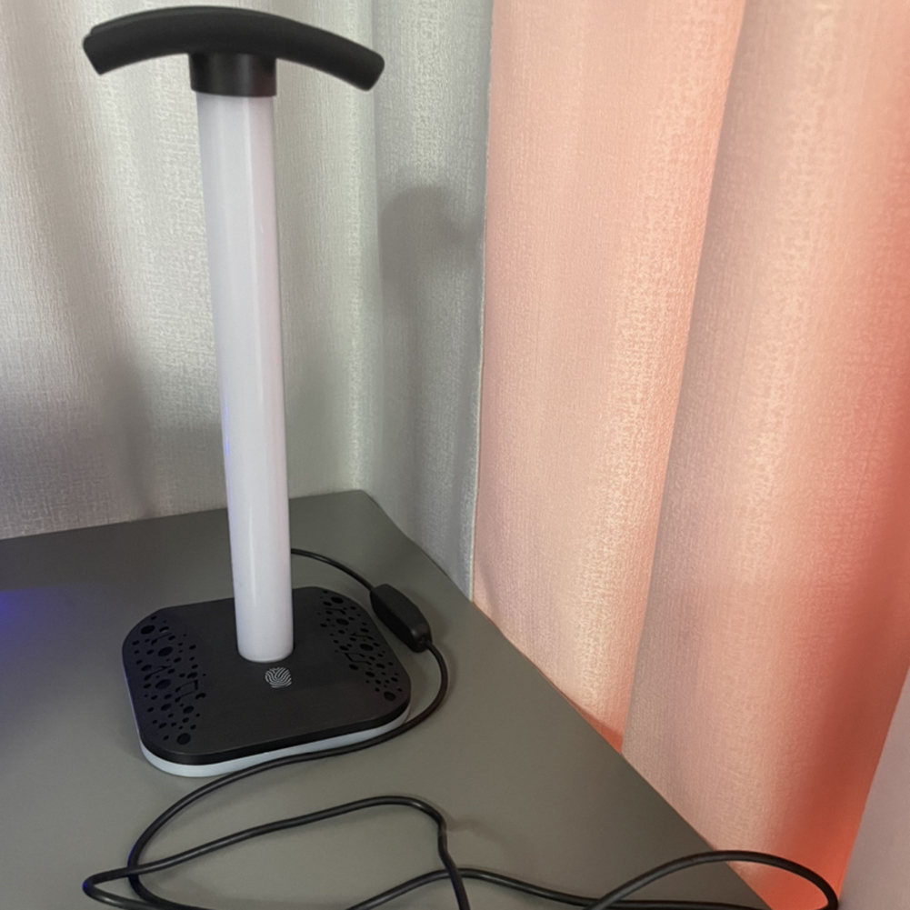 Gaming Headset Rgb - RGB-Licht-Gaming-Headset, unterstützt rutschfeste, universelle Gaming-Kopfhörerhalterung, kratzfest,