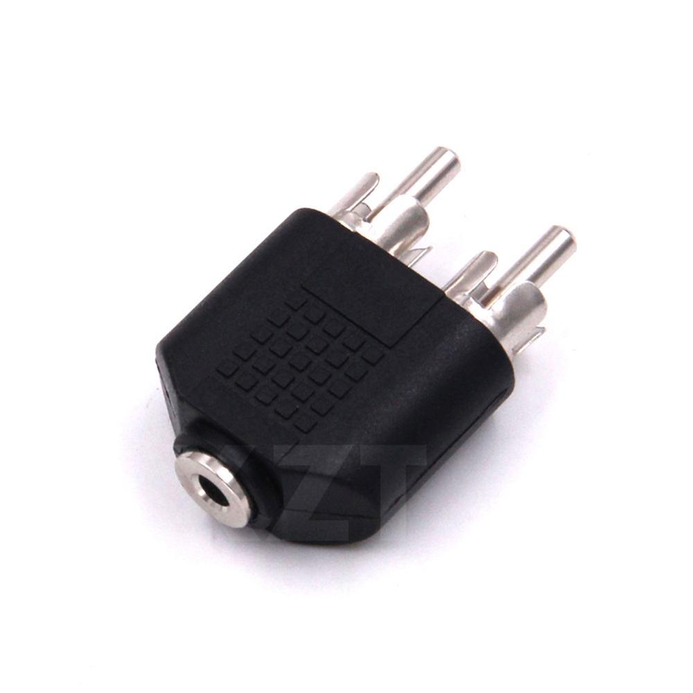 Earphone Splitter Jack - 3,5mm Stereo Stecker Auf 2 Cinch-buchse
