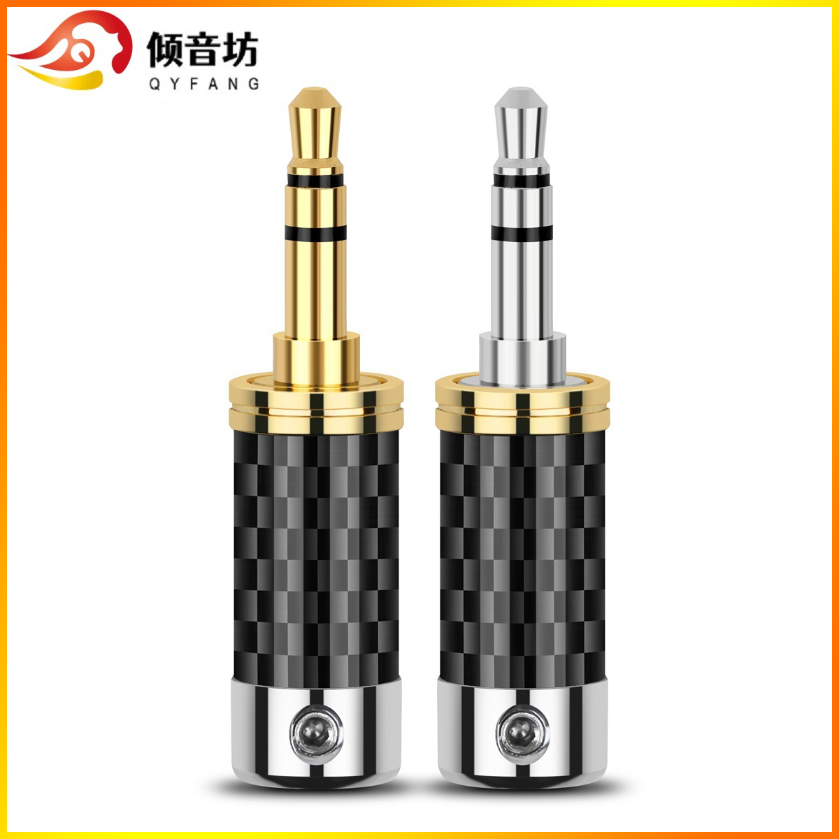 Audiophile Headphone Wired - QYFANG 3,5mm 3 Pole Stereo Metall