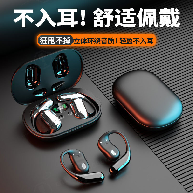 Sports Earphone Hook - Q16 KI-Smart-Übersetzungs-Bluetooth-Headset Ohrbügel-Sportkopfhörer Extrem Lange Akkulaufzeit