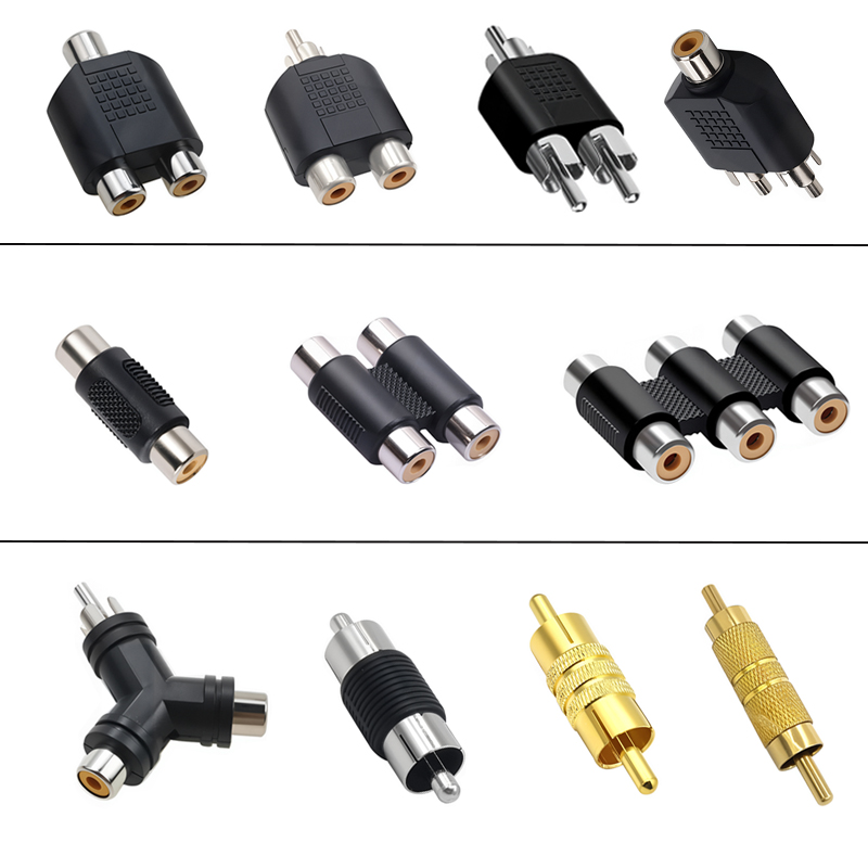 Audio Splitter Y - 5 stücke RCA Jack Buchse Auf