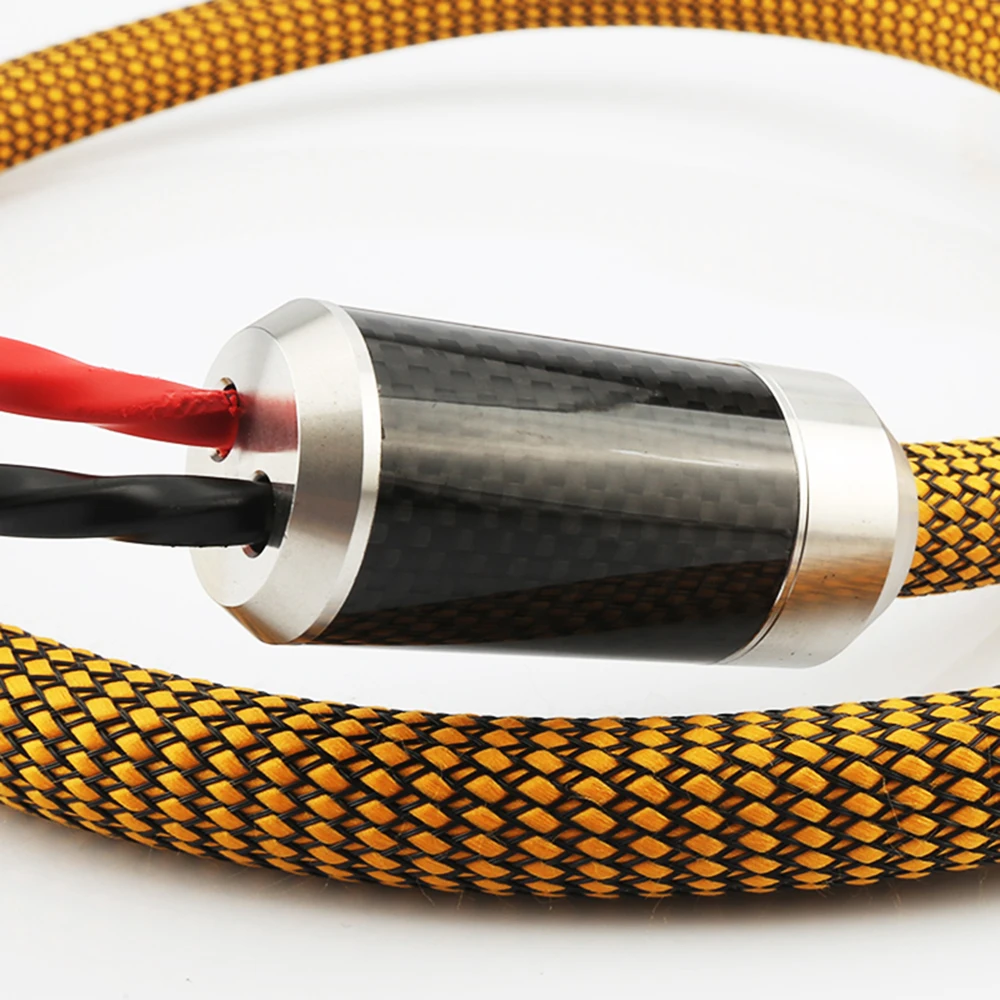 Audio Splitter Y - Hohe Qualität CF1606 Edelstahl Carbon Faser