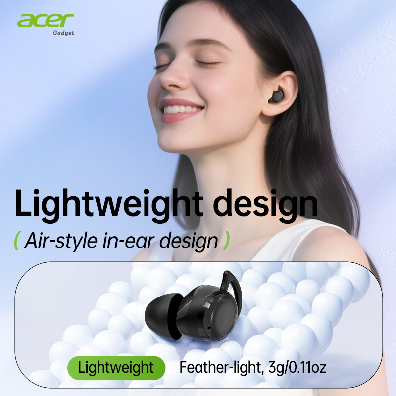 Sports Earphone Hook - Original Acer OHR557 In-Ear-Bluetooth-Ohrhörer mit digitaler