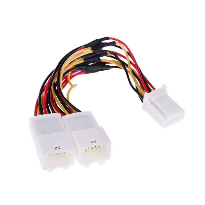 Audio Splitter Y - 2026 Neuer Y-Kabel-Splitter-Adapter 6+6 Stecker für