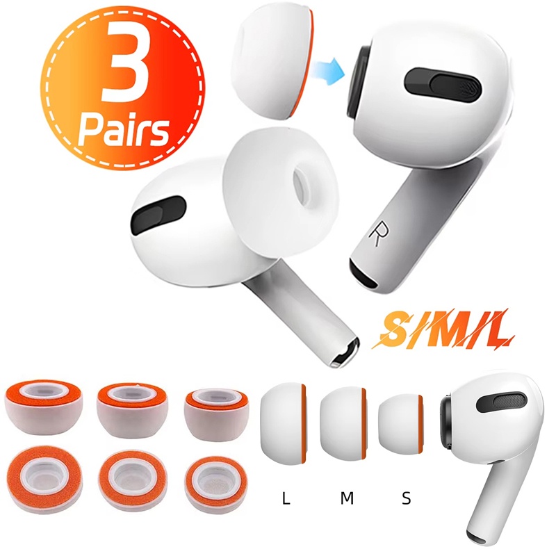 Earphone Foam Tip - S/M/L Memory-Schaum Ersatz-Ohrstöpsel für AirPods Pro
