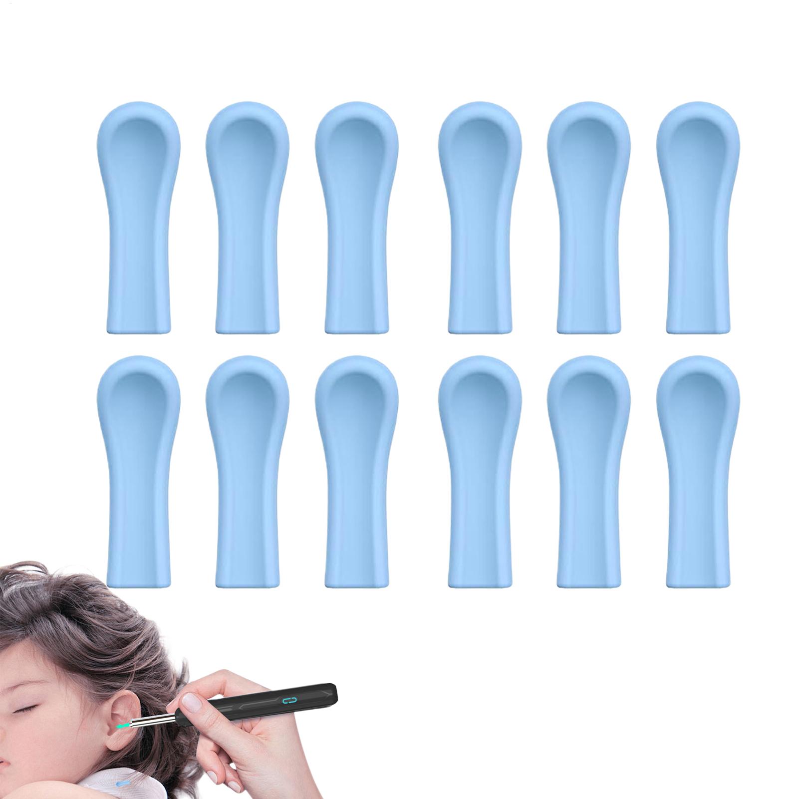 Silicone Ear Tip Replacement - Wiederverwendbare Silikon-Ohrspatel-Spitzen zur Ohrenschmalzentfernung – Ersatzköpfe