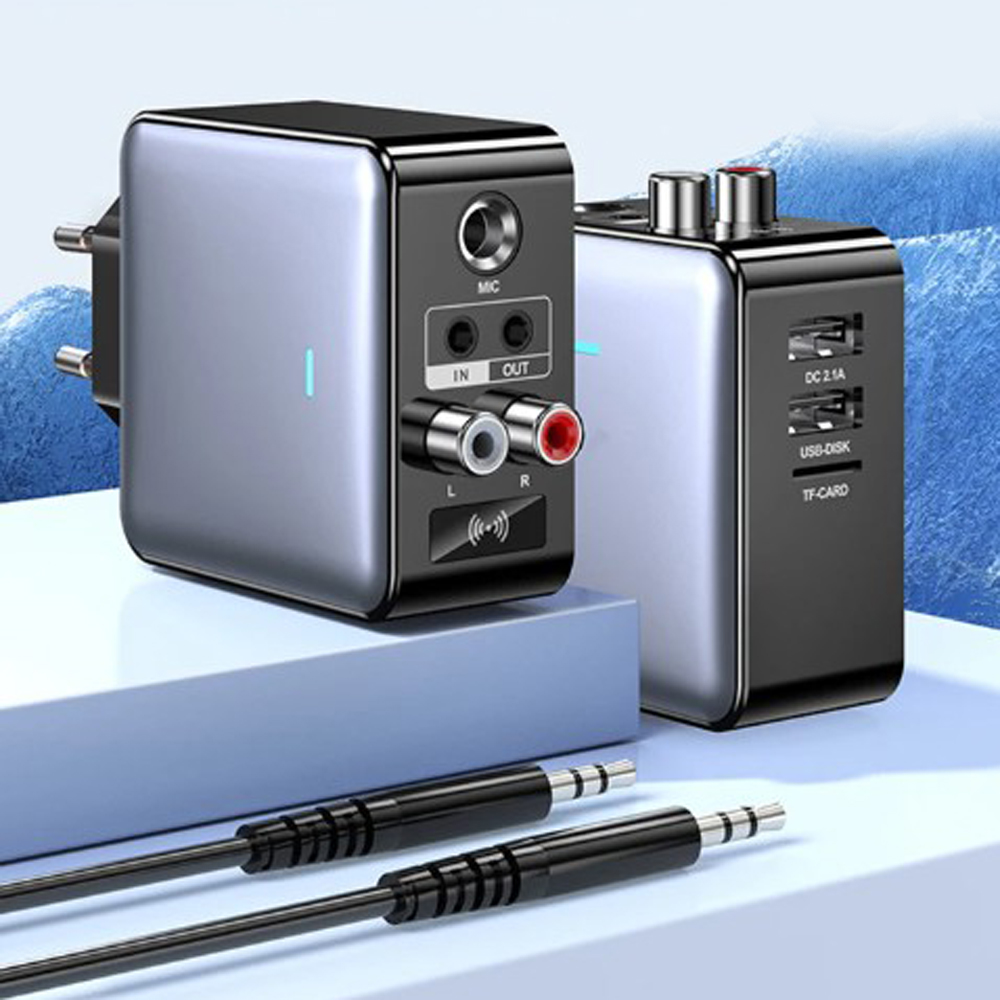 Bluetooth Adapter Receiver - QC 2,0 H6 EU UNS Stecker