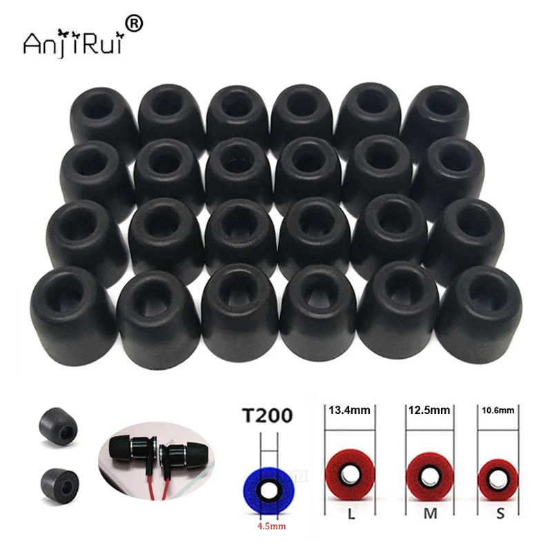 Earphone Foam Tip - 12 Paar ANJIRUI Memory-Schaum-Ohrpolster für In-Ear-Kopfhörer