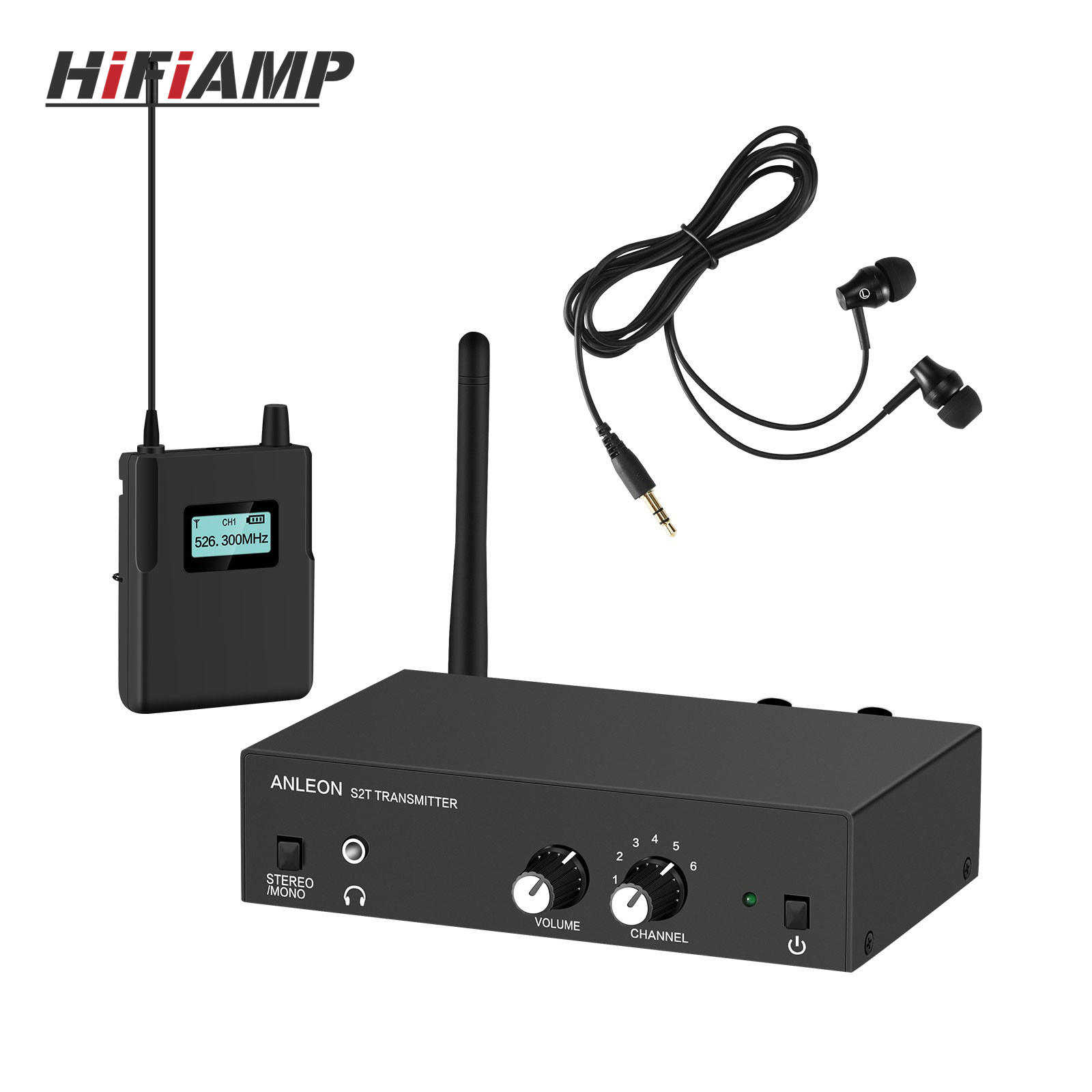 In Ear Monitor Iem - ANLEON S2 526-535MHz/561-568MHz/670-680MHz In-Ear-Monitor-System Drahtloses IEM-System