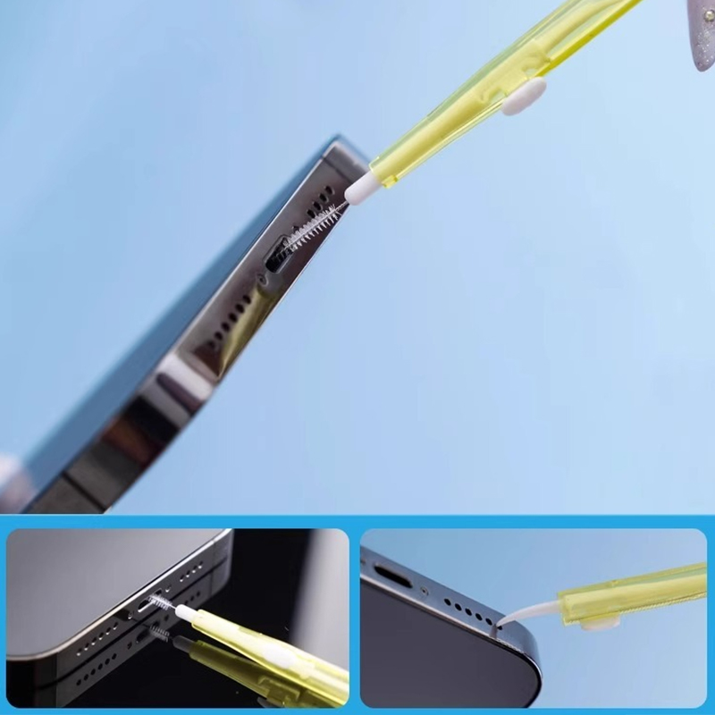 Usb C Earphone - Reinigungsbürste Metall USB-C Ladeanschluss Universal Mini