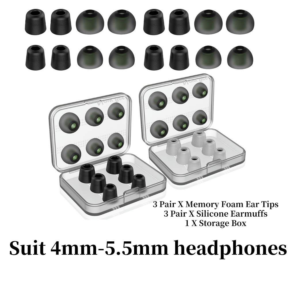 Earphone Foam Tip - Memory Foam Ohr stöpsel Geräusch isolierende