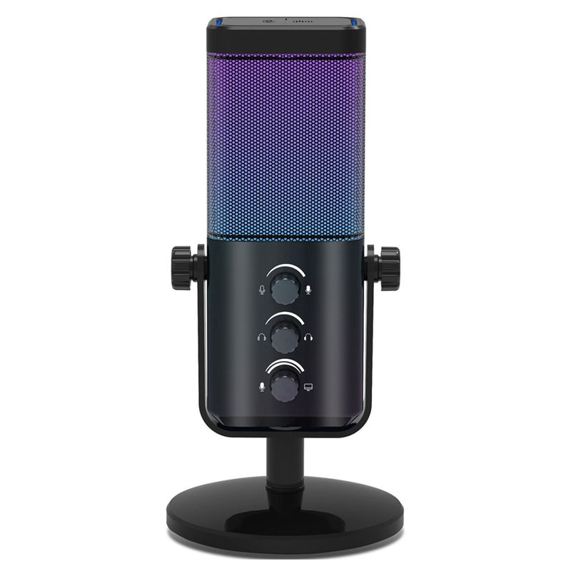Gaming Headset Rgb - ABZZ-RGB Gaming-Mikrofon USB-C mit Geräuschunterdrückung und