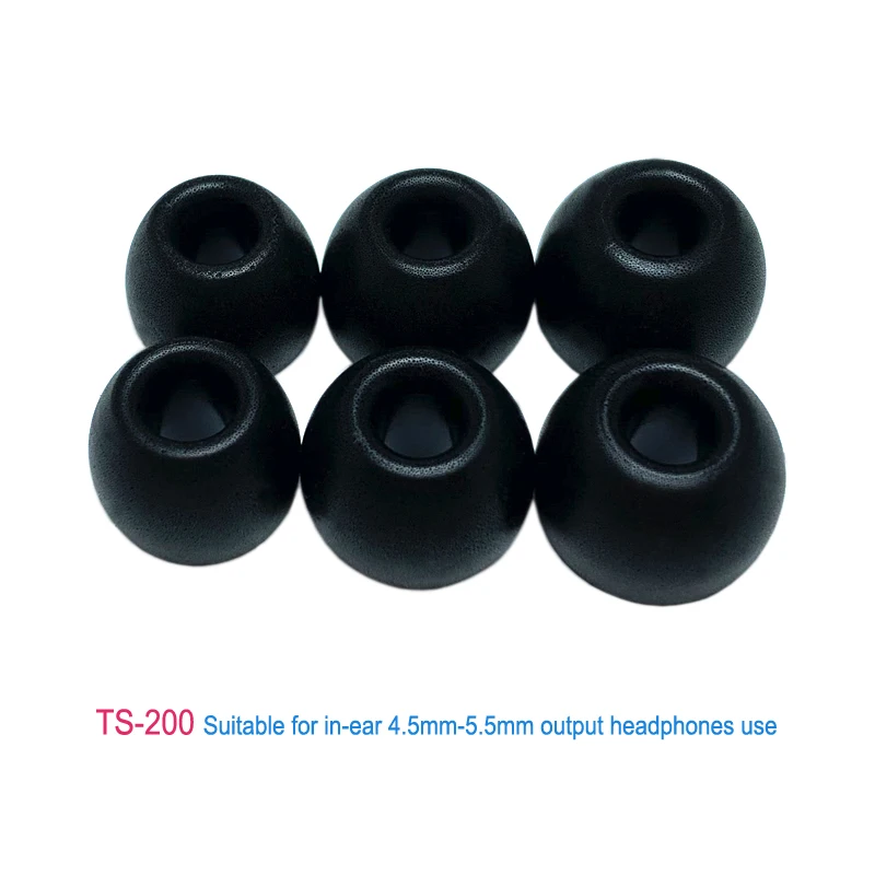 Earphone Foam Tip - 10 Paar Memory-Schaum-Ohrpolster TS200, 4,5 mm