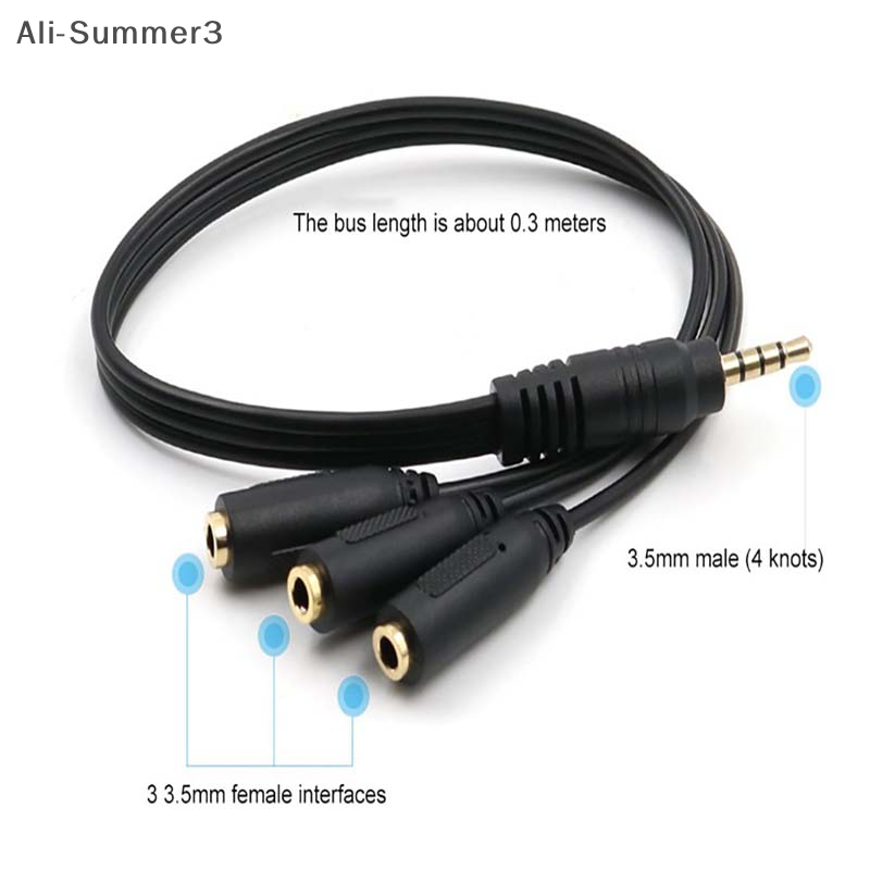 3,5 mm 3-Wege-Anschluss Aux Mu – Earphone Splitter Jack Bewertung und Preis