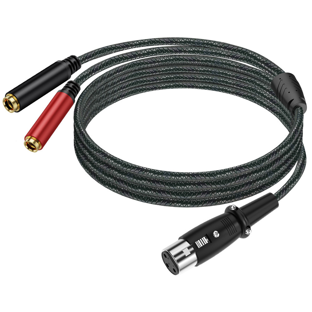 3-poliges XLR-Buchsenkabel auf – Earphone Splitter Jack Bewertung und Preis
