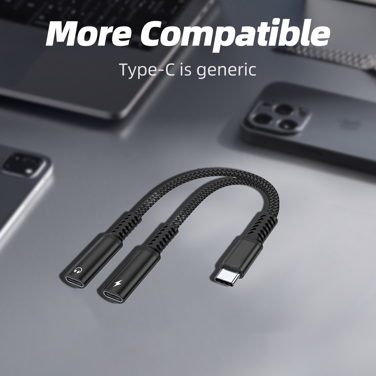 2-in-1 USB-C-Splitter zu Dual- – Earphone Splitter Jack Bewertung und Preis