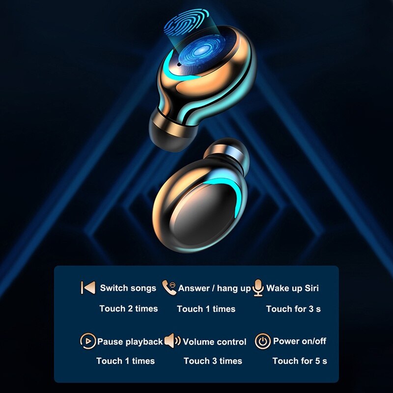 F9 Drahtlose Kopfhörer TWS Blu – Wireless Earbuds Tws Bewertung und Preis