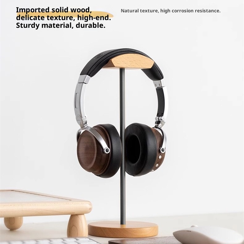 Kopfhörerständer aus schwarzem – Headphone Stand Desk Bewertung und Preis