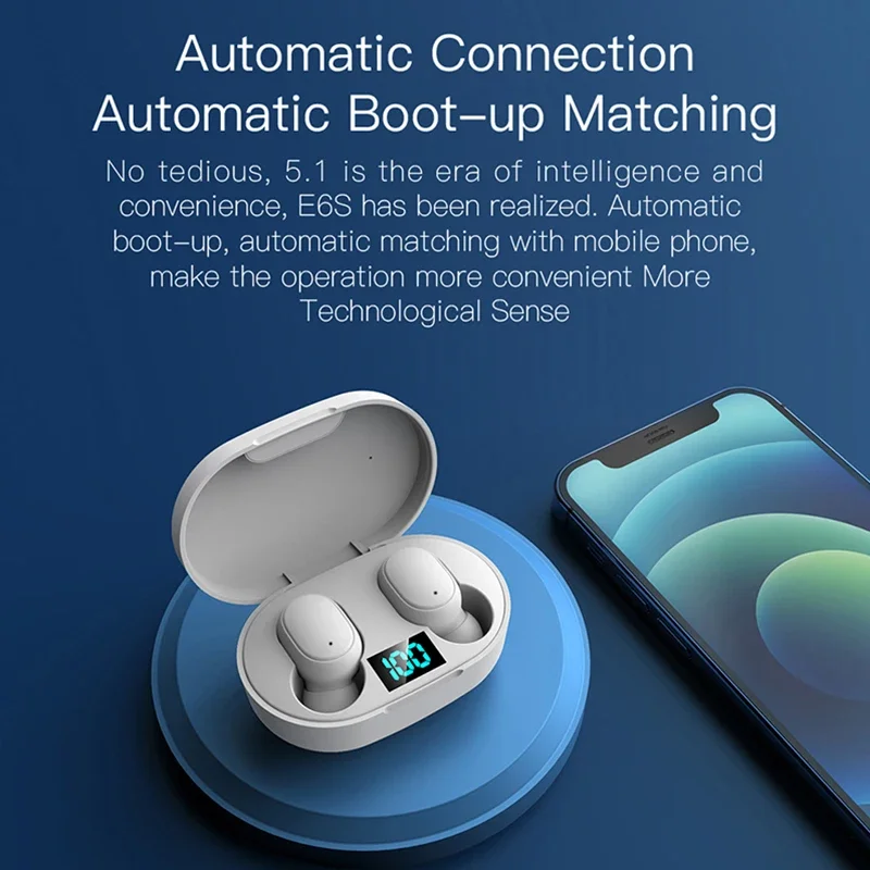 Neue E6S Kabellose Bluetooth-K – Bluetooth Headset On Ear Bewertung und Preis