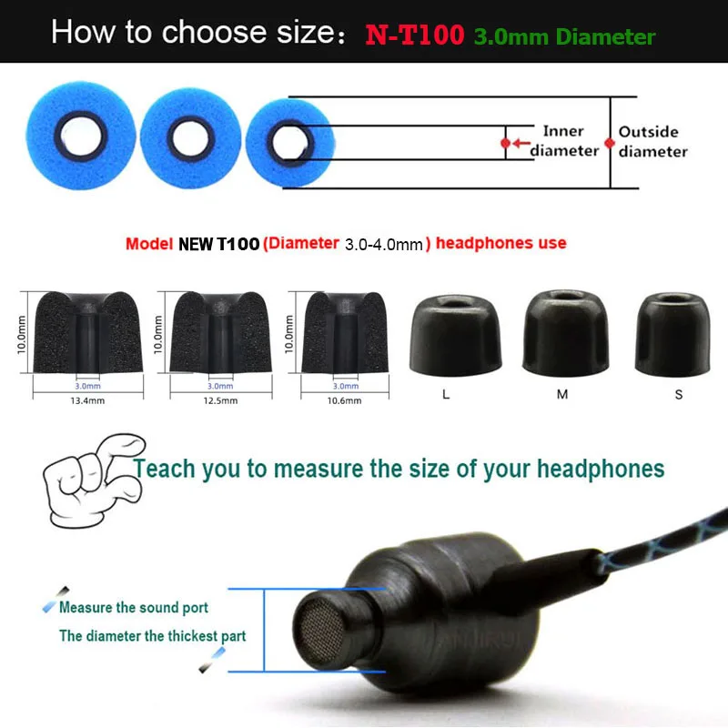 20 Paar ANJIRUI T100 Memory Fo – Earphone Foam Tip Bewertung und Preis
