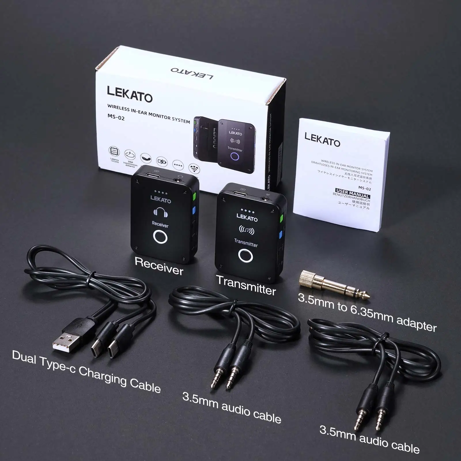 Lekato Ms-02 Wireless Iem Syst – In Ear Monitor Iem Bewertung und Preis