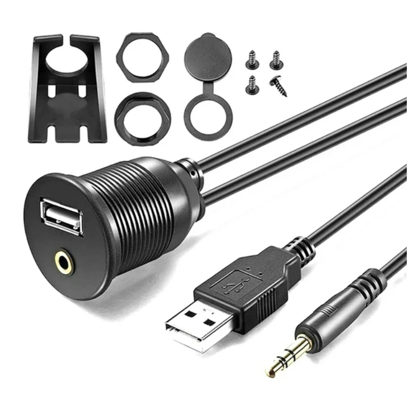 1m USB & 3,5mm Aux Stecker zu  – Cable Extension 3.5 Bewertung und Preis