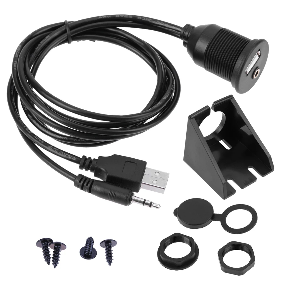 1m USB & 3,5mm Aux Stecker zu  – Cable Extension 3.5 Bewertung und Preis