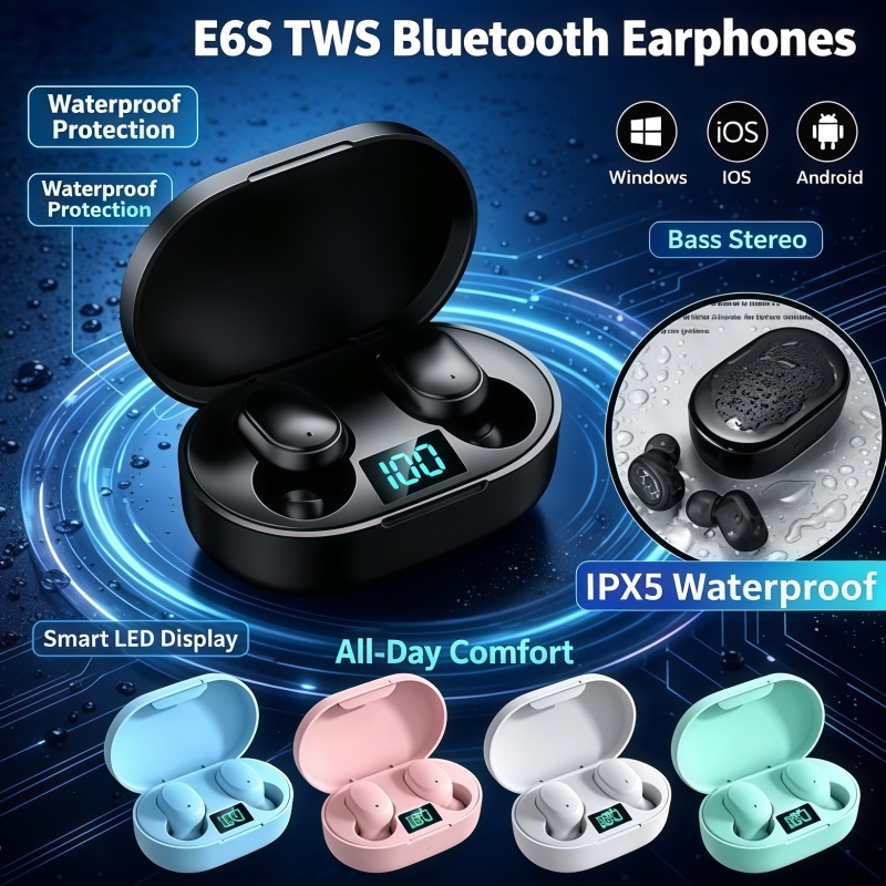 2026 Meistverkaufte TWS E6S Fo – Bluetooth Headset On Ear Bewertung und Preis