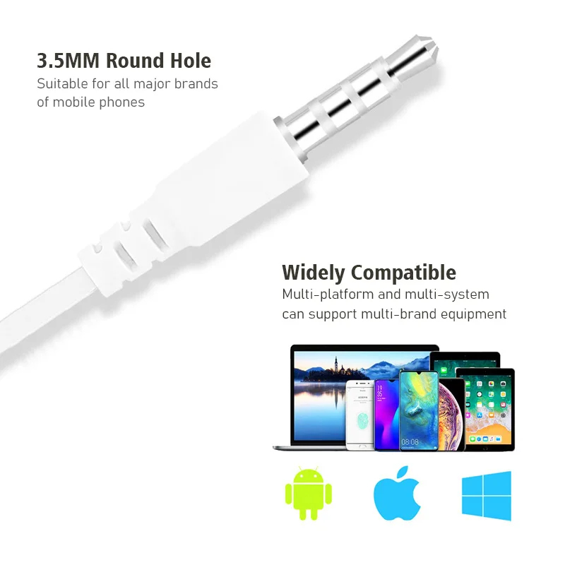1/2/3/4 Stück universelle 3,5- – Wired Earphone Mic Bewertung und Preis