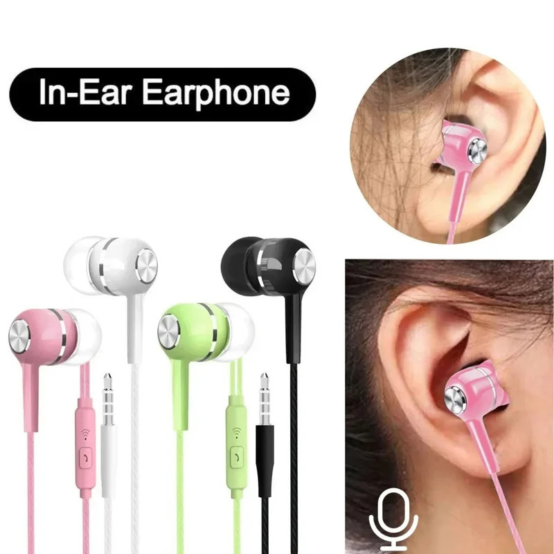 1/2/3/4 Stück 3,5-mm-Kabelgebu – Wired Earphone Mic Bewertung und Preis