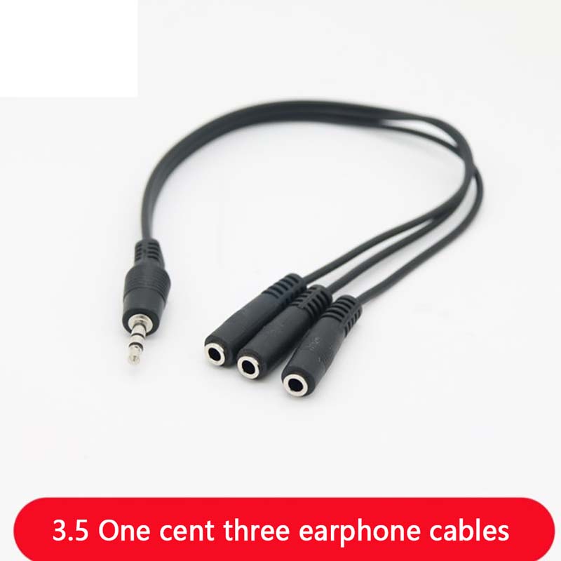 1x 3,5mm Stecker auf 3x 3,5mm  – Earphone Splitter Jack Bewertung und Preis