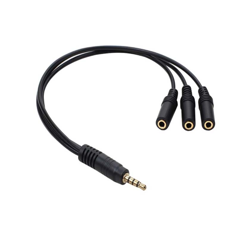 1x 3,5mm Stecker auf 3x 3,5mm  – Earphone Splitter Jack Bewertung und Preis