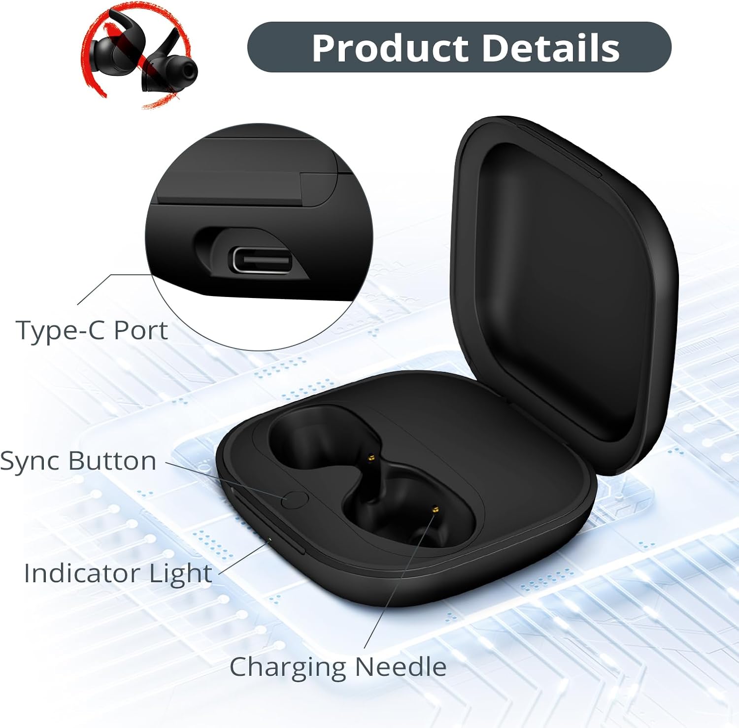 700-mAh-Akku, Ladebox für Kopf – Usb C Earphone Bewertung und Preis