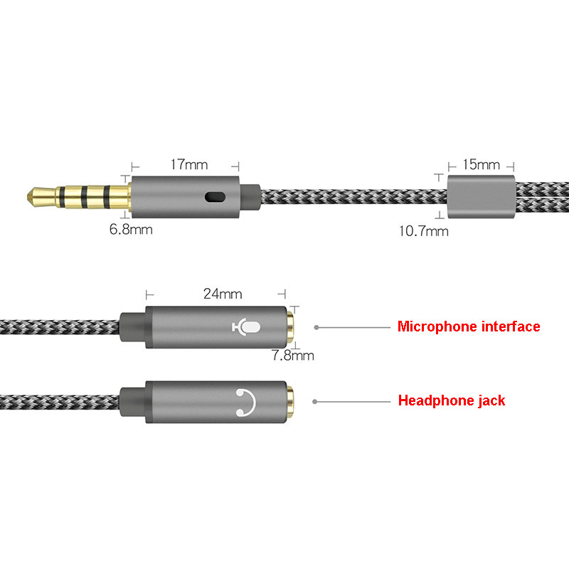 3,5 mm Audio-Splitter, Y-Buchs – Earphone Splitter Jack Bewertung und Preis