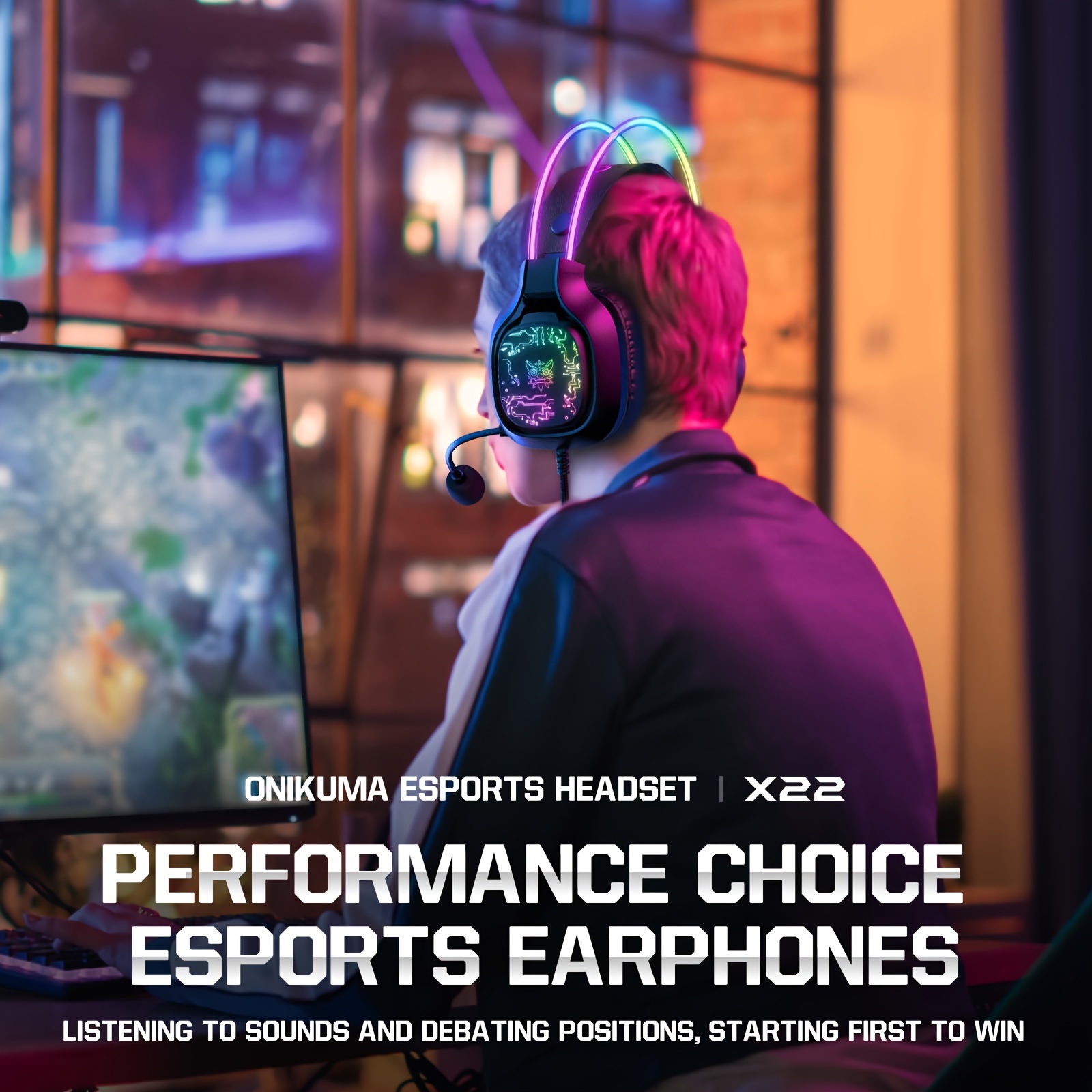 ONIKUMA X22 Gaming-Headset, RG – Gaming Headset Rgb Bewertung und Preis
