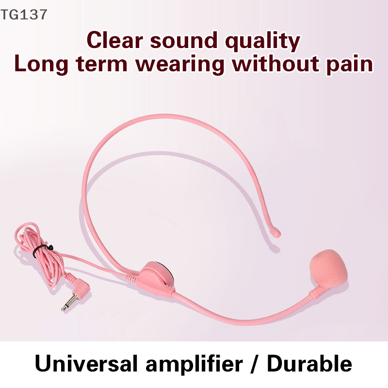 1Pcs 3,5 MM Rosa Headworn Wire – Wired Earphone Mic Bewertung und Preis