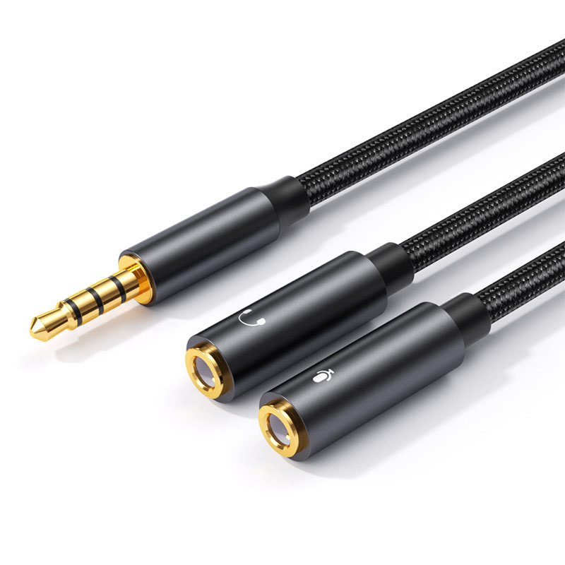 3,5-mm-Klinken-Aux-Audiokabel, – Earphone Splitter Jack Bewertung und Preis
